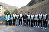 دوچرخه سواران تیم ملی جمهوری اسلامی ایران از البرز به میادین آسیایی بدرقه شدند