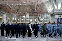 گزارش تصویری | مراسم تجدید میثاق فرماندهان و کارکنان ارتش با آرمان های امام راحل