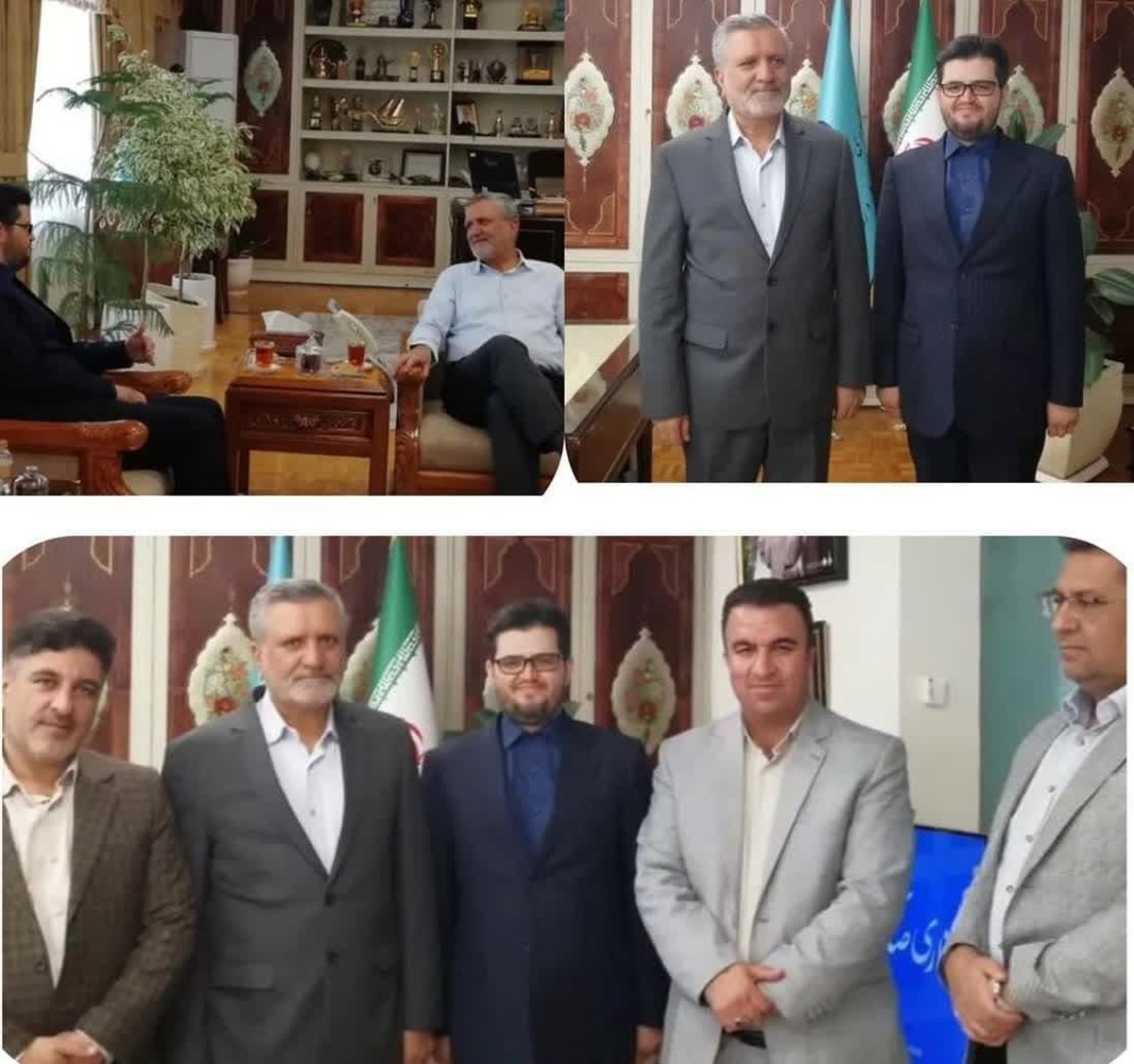  یاسر سلیمانی،نماینده منتخب شهرستان های بافت، رابر و ارزوییه با صولت مرتضوی وزیر تعاون، کار و رفاه اجتماعی دیدار کردند.